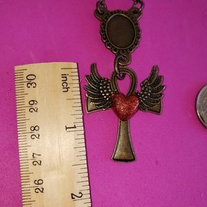 Custom necklace with wings
